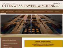 Tablet Screenshot of ottenwesslaw.com